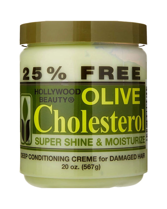 Hollywood Beauty Olive Cholesterol Deep Conditioning Creme - 20 Oz