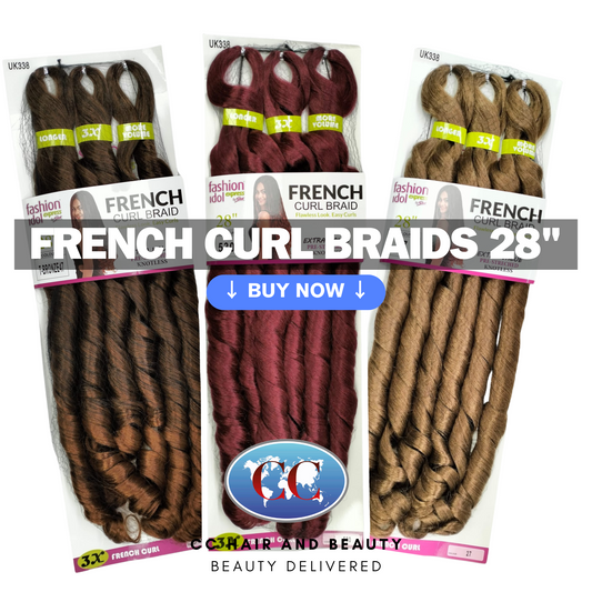 Sleek Fashion Idol French Curl Braids 28”