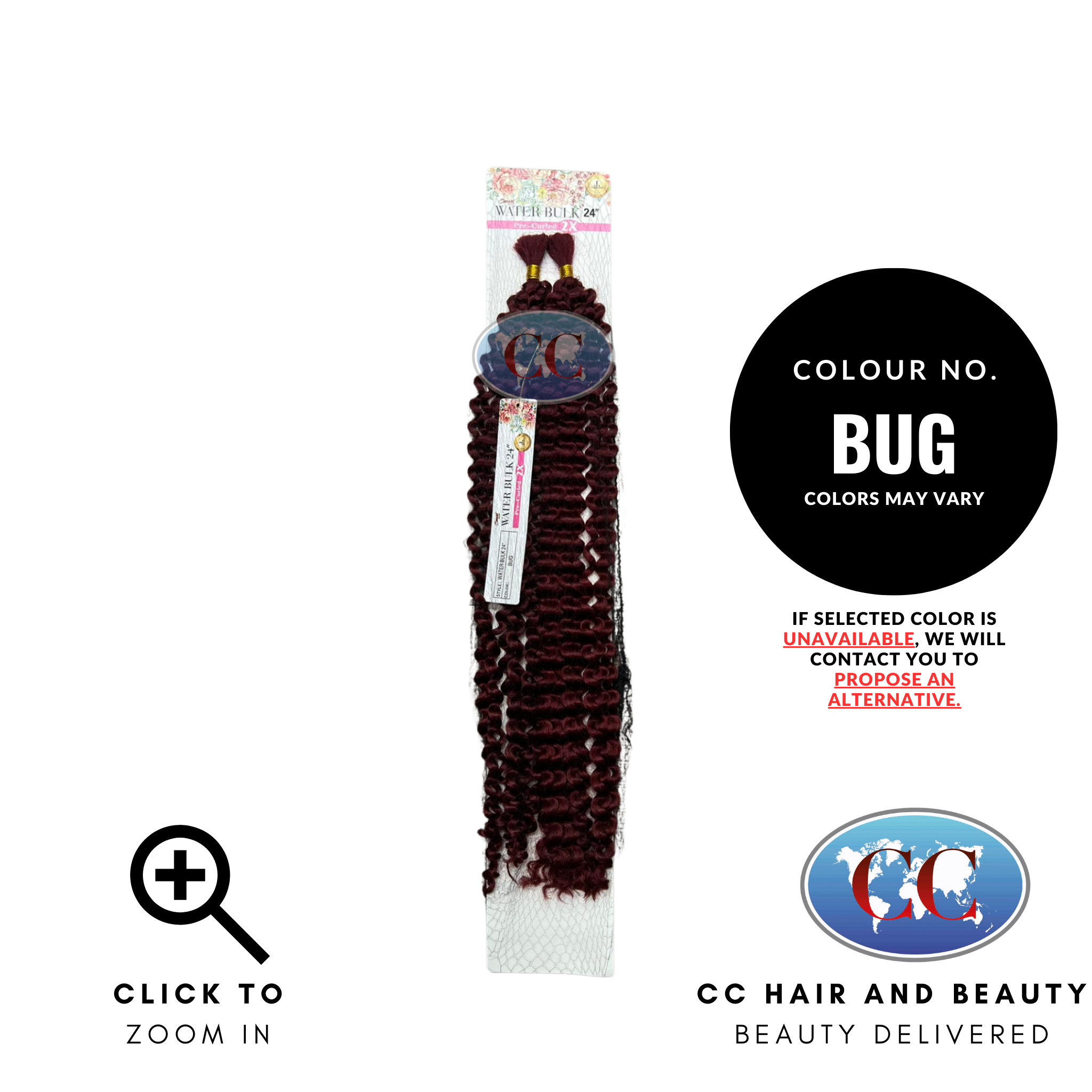 Smart Braid Pre-Curled - Water Bulk 24"