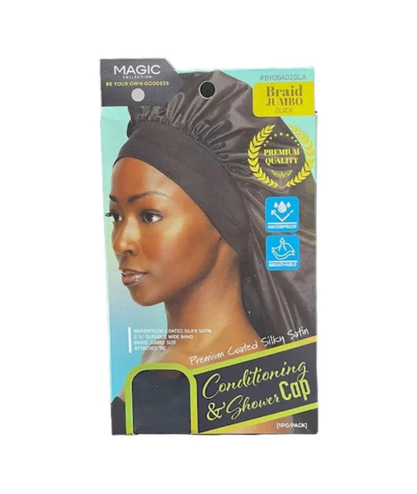 Magic Collection Conditioning Shower Cap #BYOG402BLA