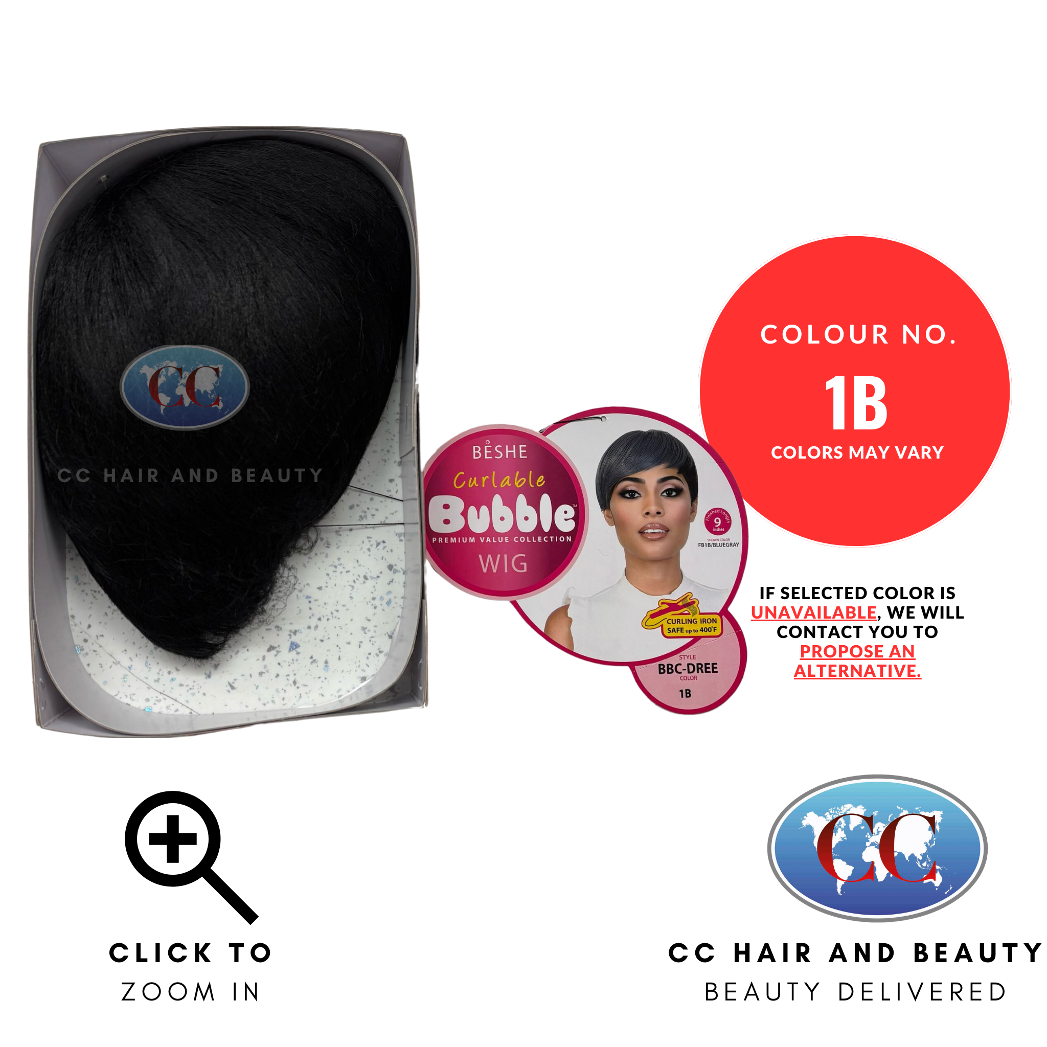 Beshe Bubble Curlable Premium Collection Wig - BBC Dree