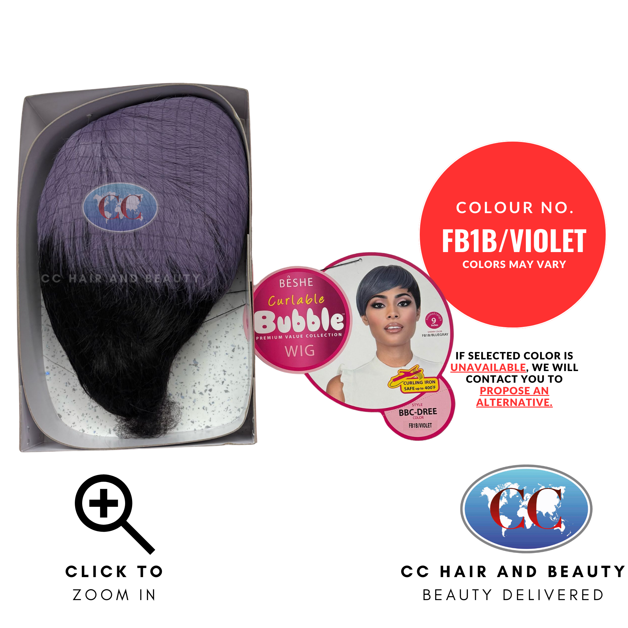 Beshe Bubble Curlable Premium Collection Wig - BBC Dree