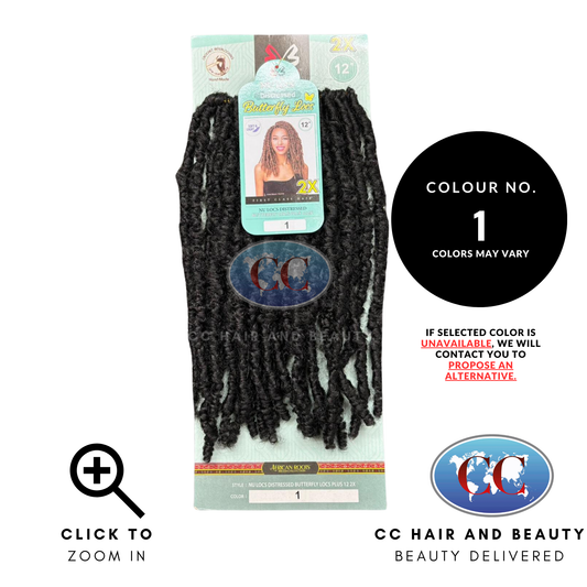 Bobbi Boss Nu Locs 2x Butterfly Locs Plus 12"-Colour 1