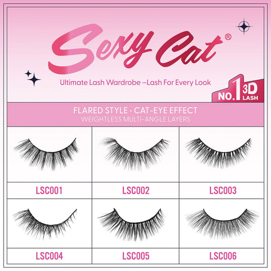 Ebin New York Catitude Lash 4 Pack - Sexy Cat