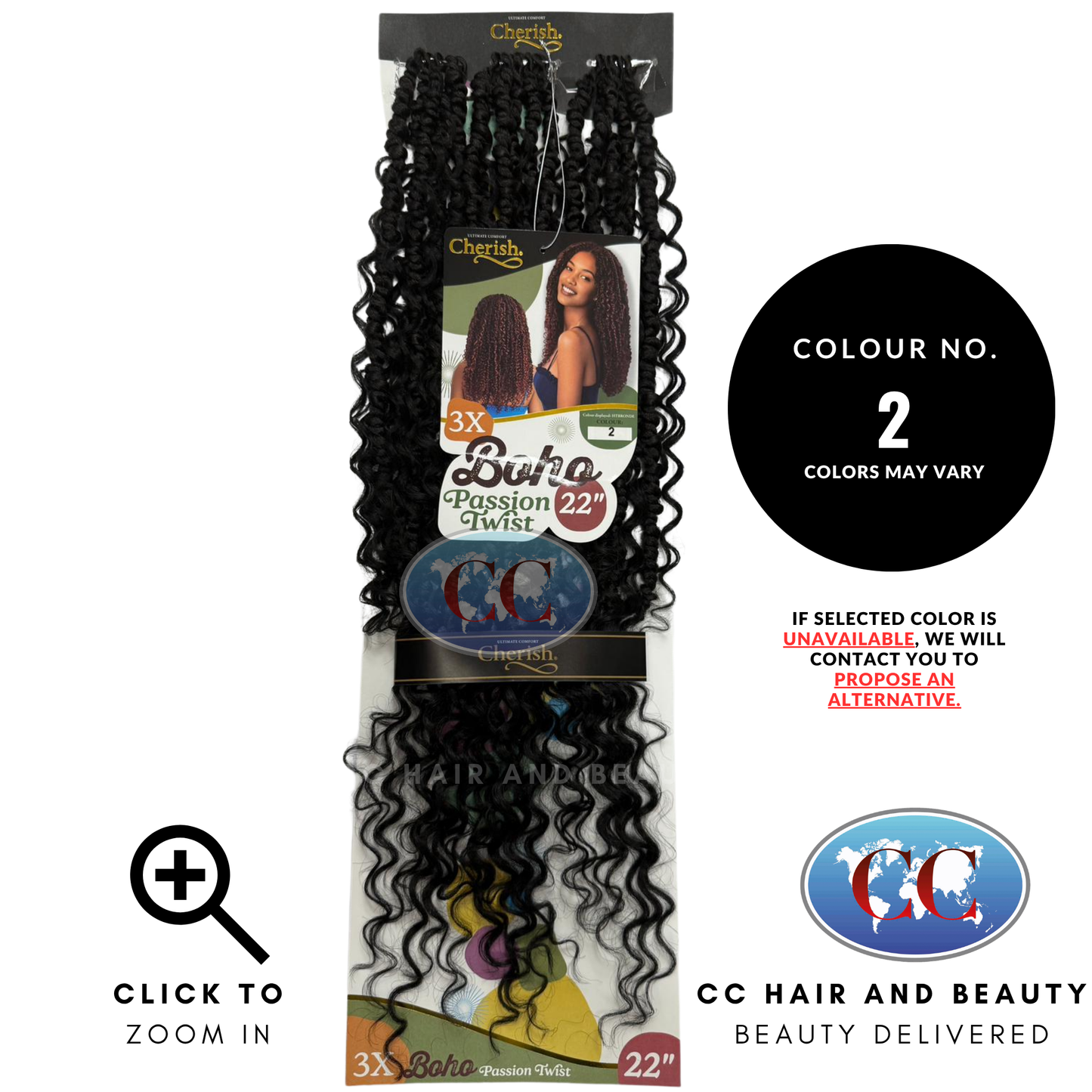 Cherish 3X Boho Passion Twist 22" - 2