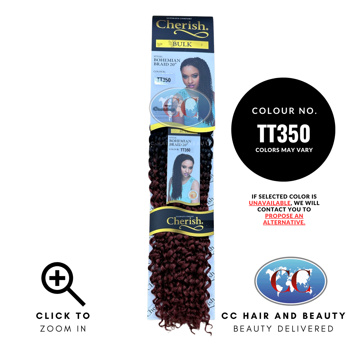 Cherish Bohemian Braid 20"-Colour TT350