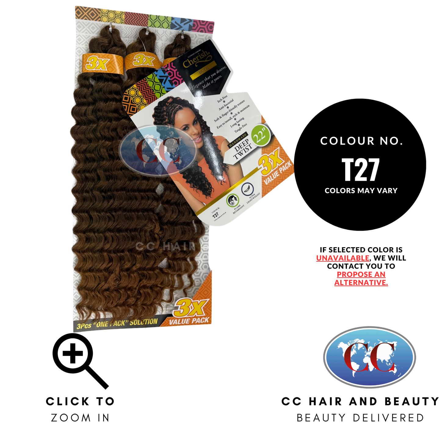 Cherish Bulk Deep Twist 22''