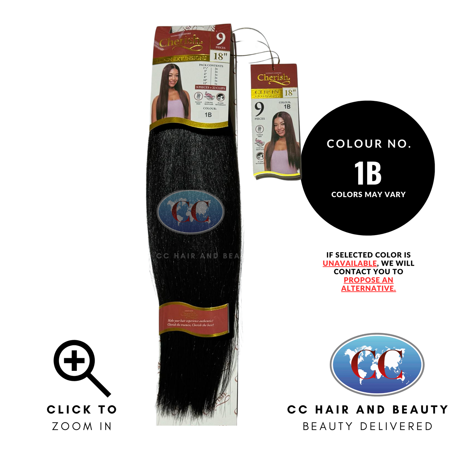 Cherish Clip-In Extensions 18" & 24"