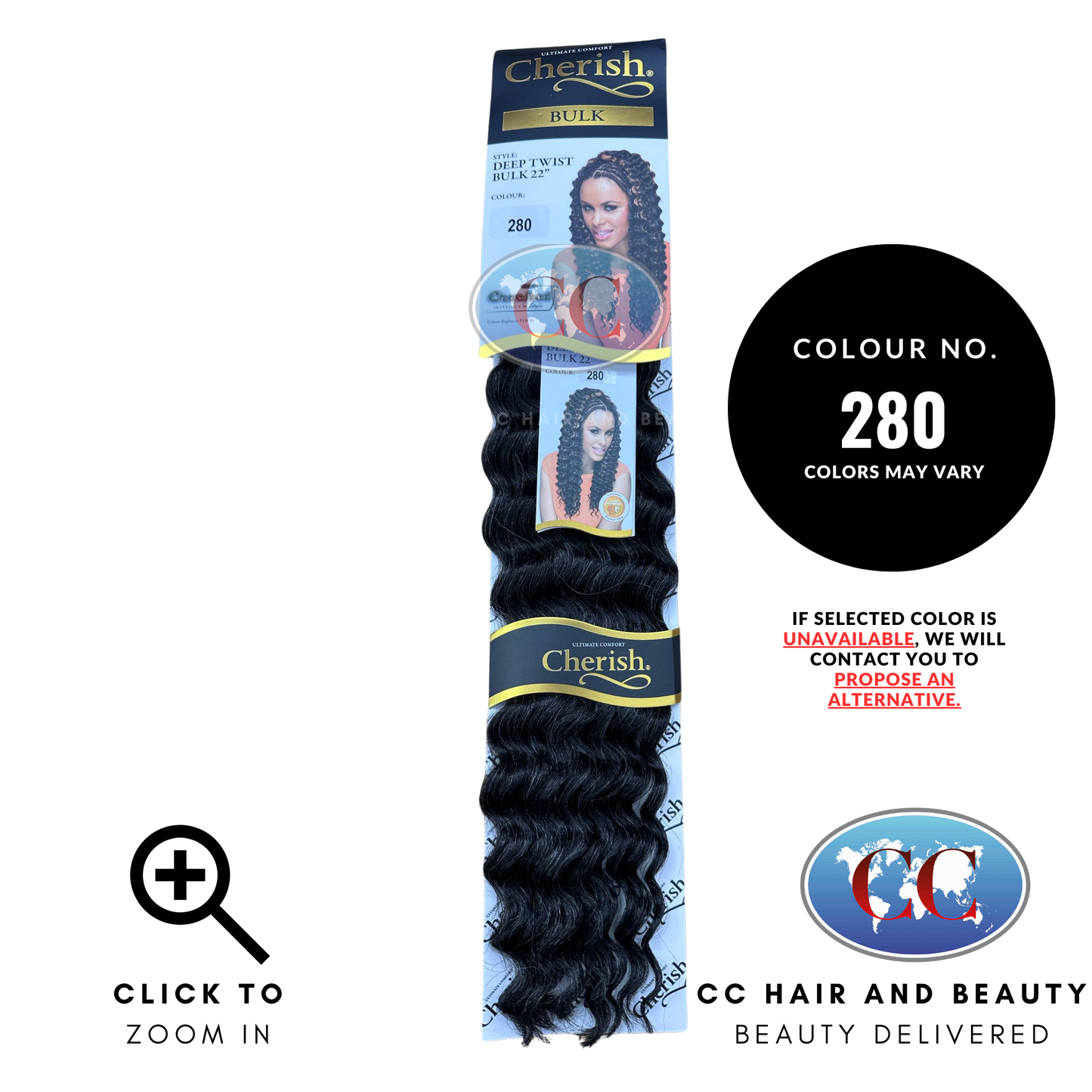Cherish Deep Twist Bulk 22''-Colour 280