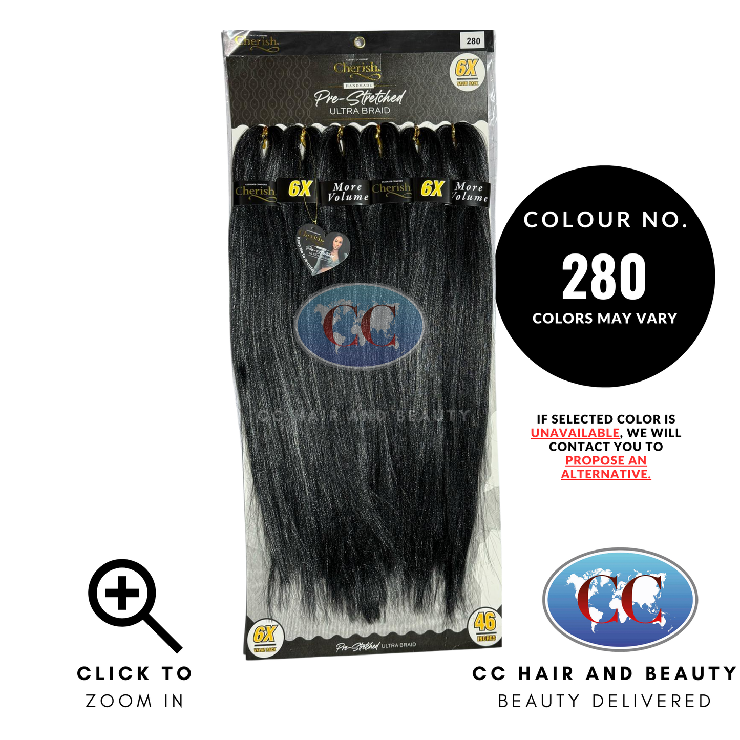 Cherish Pre Stretched 6x Mega Pack Braiding Hair Extensions 46"-Colour 280