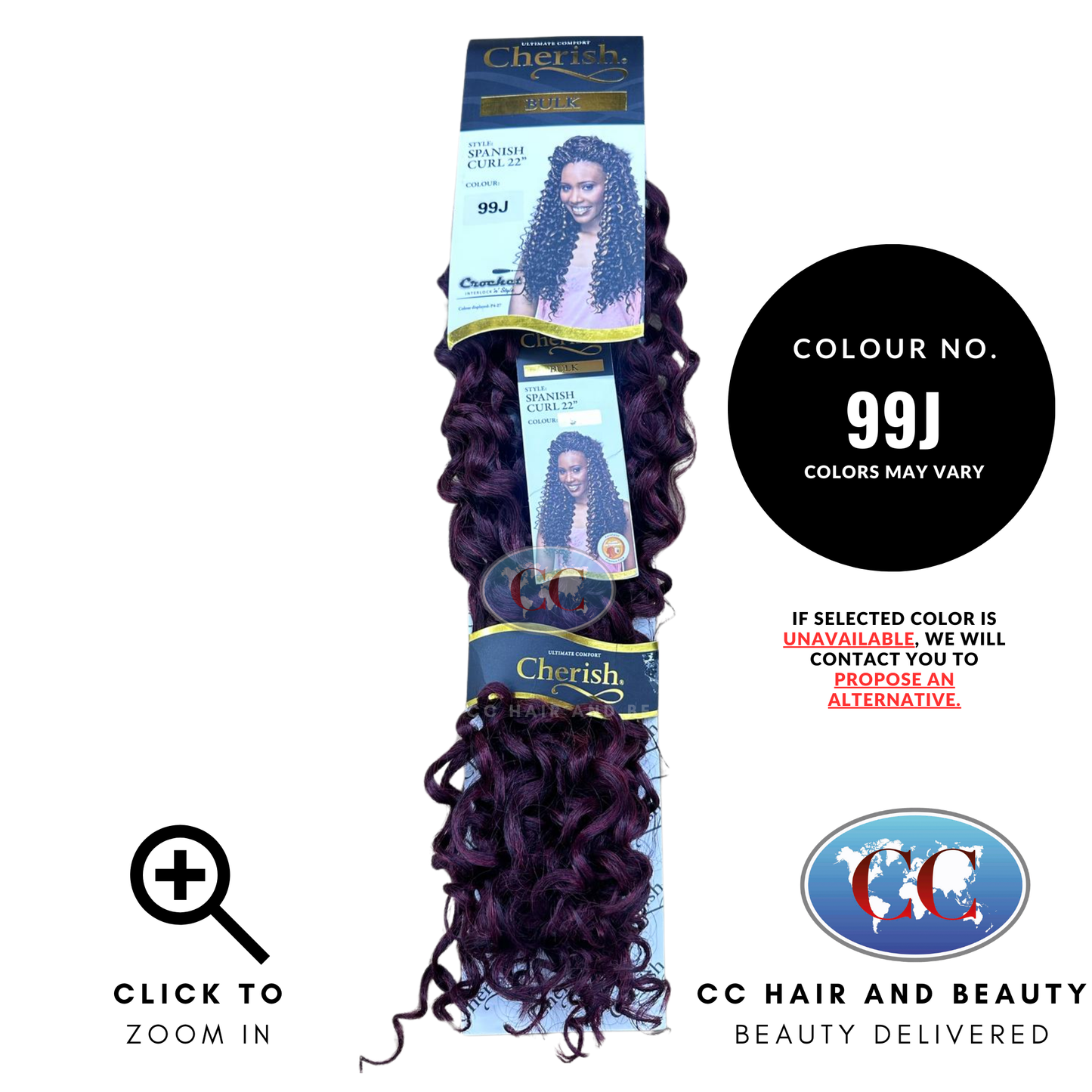 Cherish Synthetic Hair Spanish Curl Bulk 22"