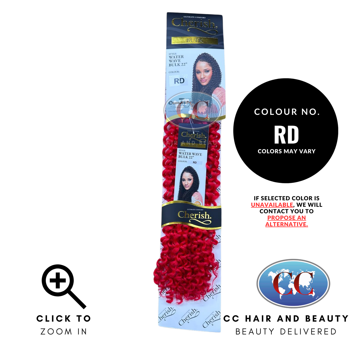 Cherish Bulk Water Wave Bulk 22"-colour RD