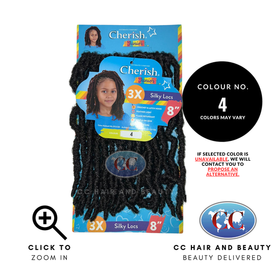 Cherish Synthetic Junior Kids Crochet Braid Hair - Silky Locs 8''