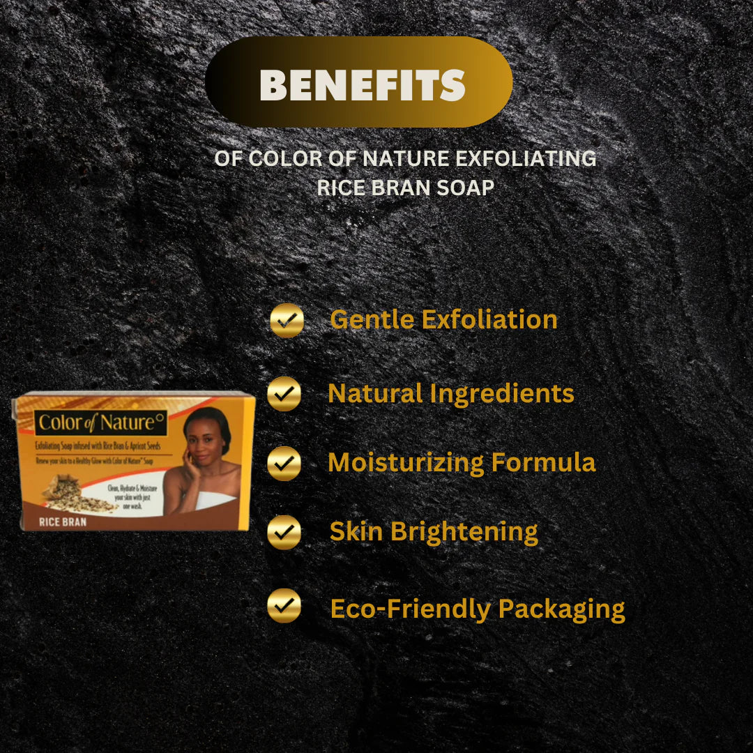 Color of Nature Exfoliating Rice Bran Soap