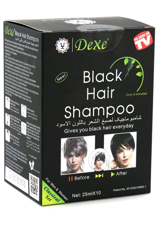 Dexe Black Hair Shampoo 25ml X 10