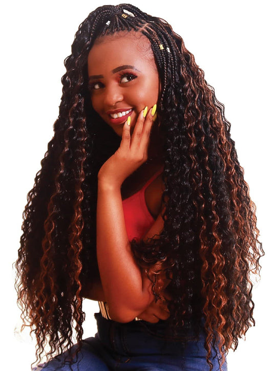 Angel Deep Wave Braids Prestretched 22″