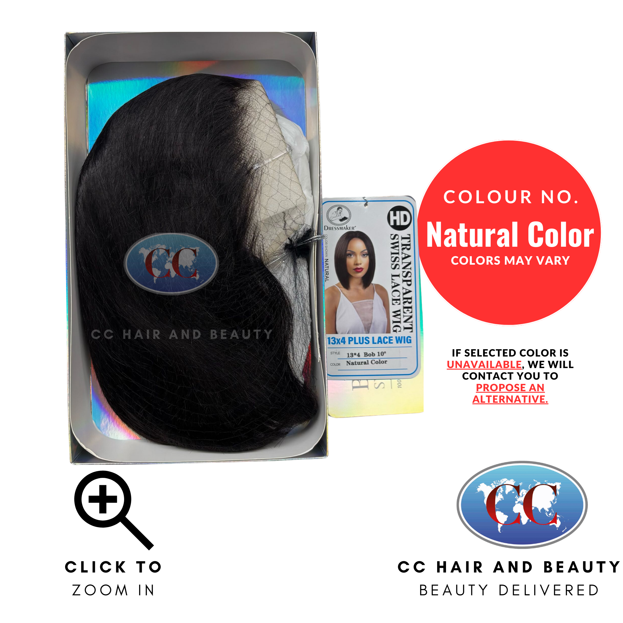 Dressmaker 13X4 Plus Lace Wig - Bob 10"