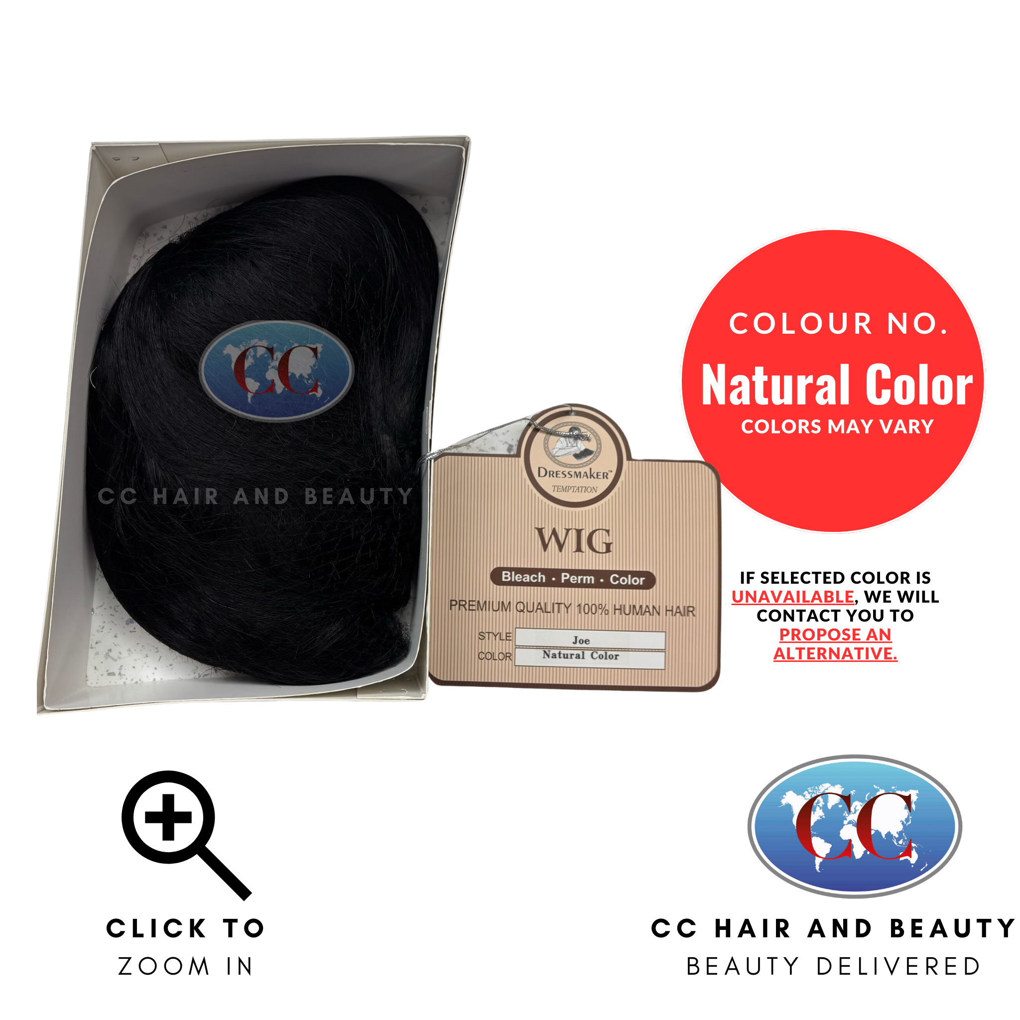 Dressmaker Temptation premium Quality 100% Human Hair Natural Color - Joe