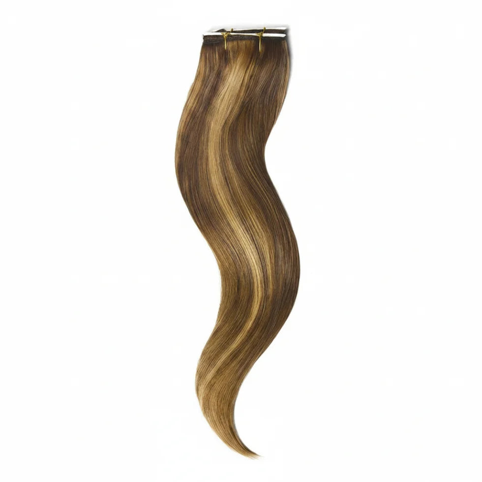 Dressmaker Unlimited 8 pcs Clip in Human Hair Extension 14, 18 & 22" - Straight