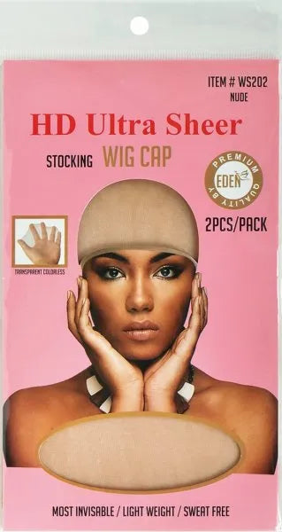 Eden HD Ultra Sheer Wig Cap - Nude (WS202)
