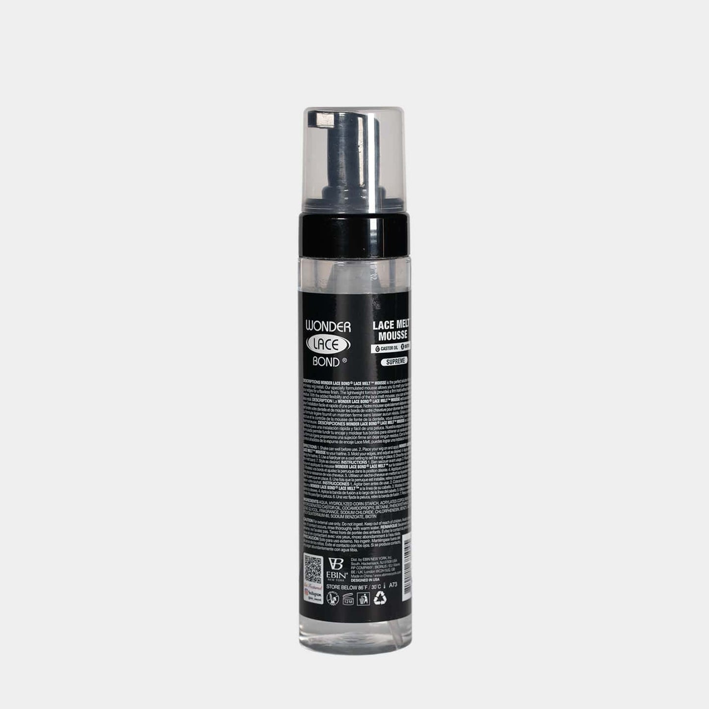 Ebin Wonder Lace Bond Lace Melt Mousse 8.5 fl.oz./250 ml