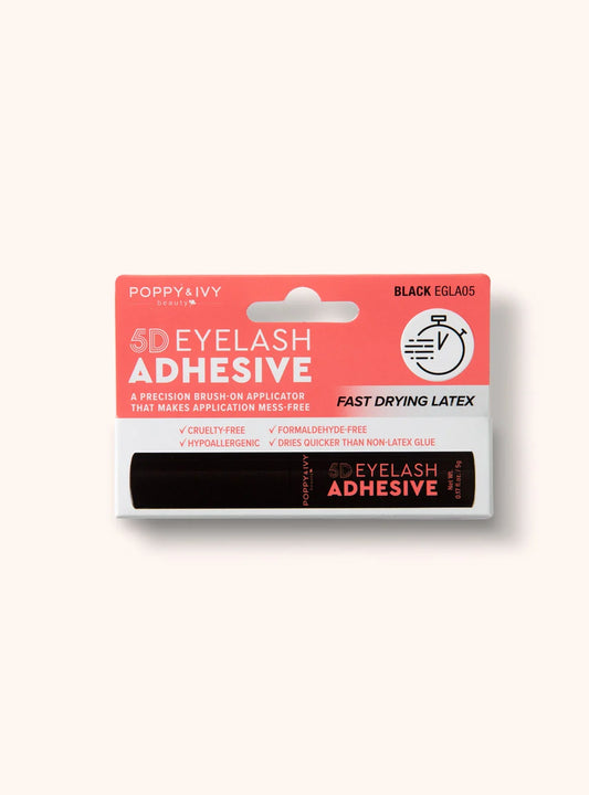 Poppy & Ivy Beauty 5D Eyelash Brush Adhesive - Fast Drying