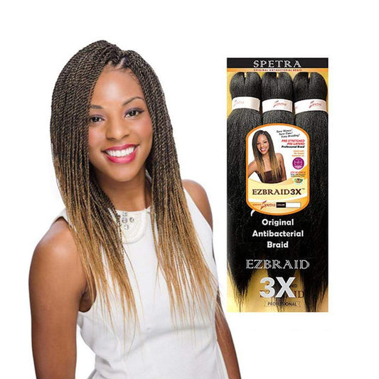 Spetra EZ Braid Pre-Stretched Braiding Hair - 30" x 3 Bundles