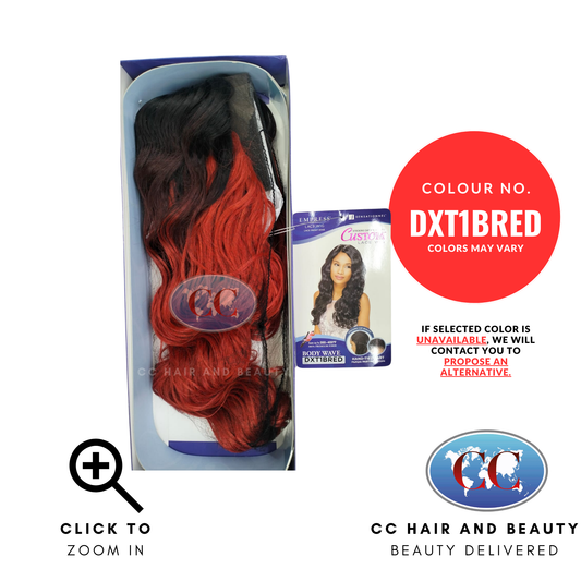 Empress Custom Synthetic Lace Front Wig - Body Wave-Colour DXT1BRED