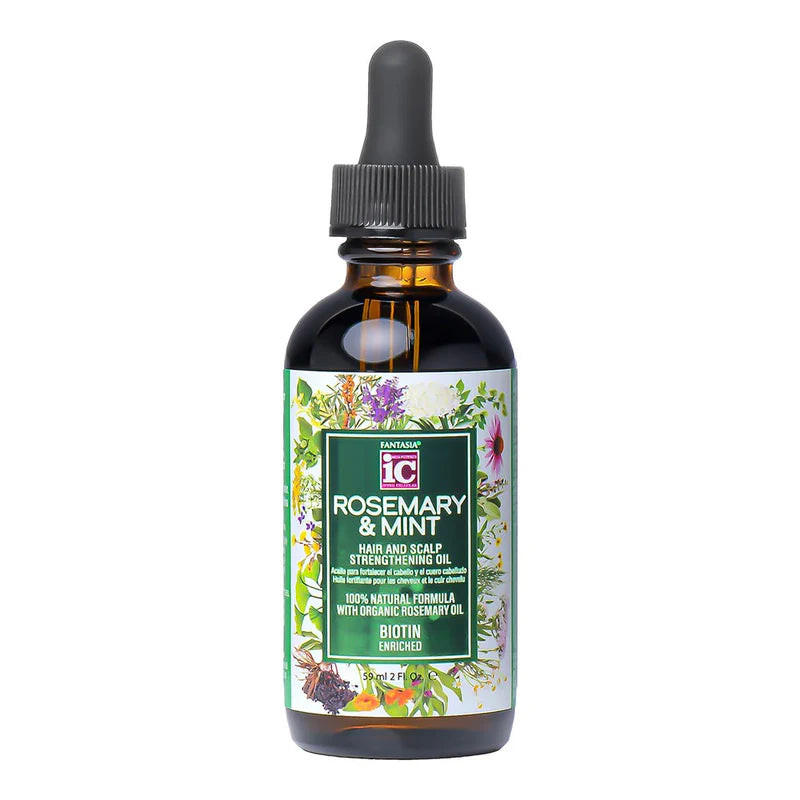 Fantasia IC Rosemary & Mint Hair & Scalp Strengthening Oil 2OZ