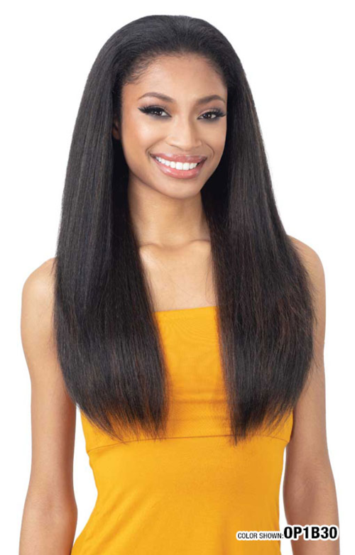 Shake N Go FreeTress Equal Half Wig Full Cap Natural Me Natural Pressed Yaky