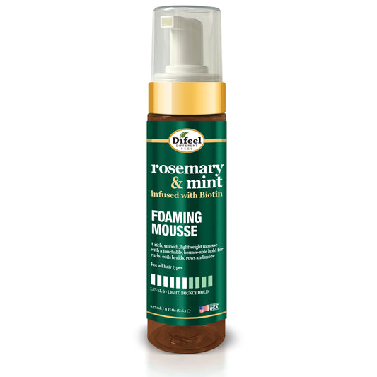 Difeel Rosemary & Mint Foaming Mousse 8oz
