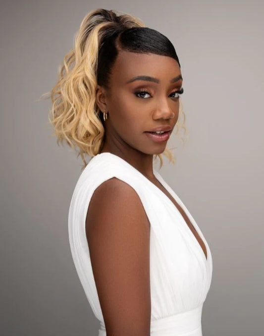 Feme 2-in-1 Synthetic Half Wig and Ponytail - Luna