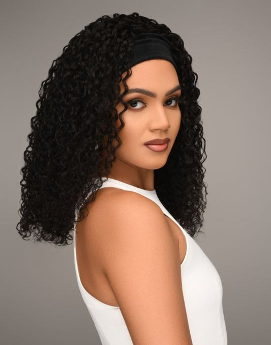 Feme 2-in-1 Human Hair Half Wig & Ponytail - Alyssa