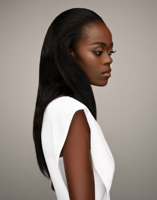 Feme 2-in-1 Human Hair Half Wig & Ponytail - Ariana