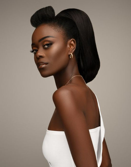 Feme 2-in-1 Human Hair Half & Ponytail - Callie