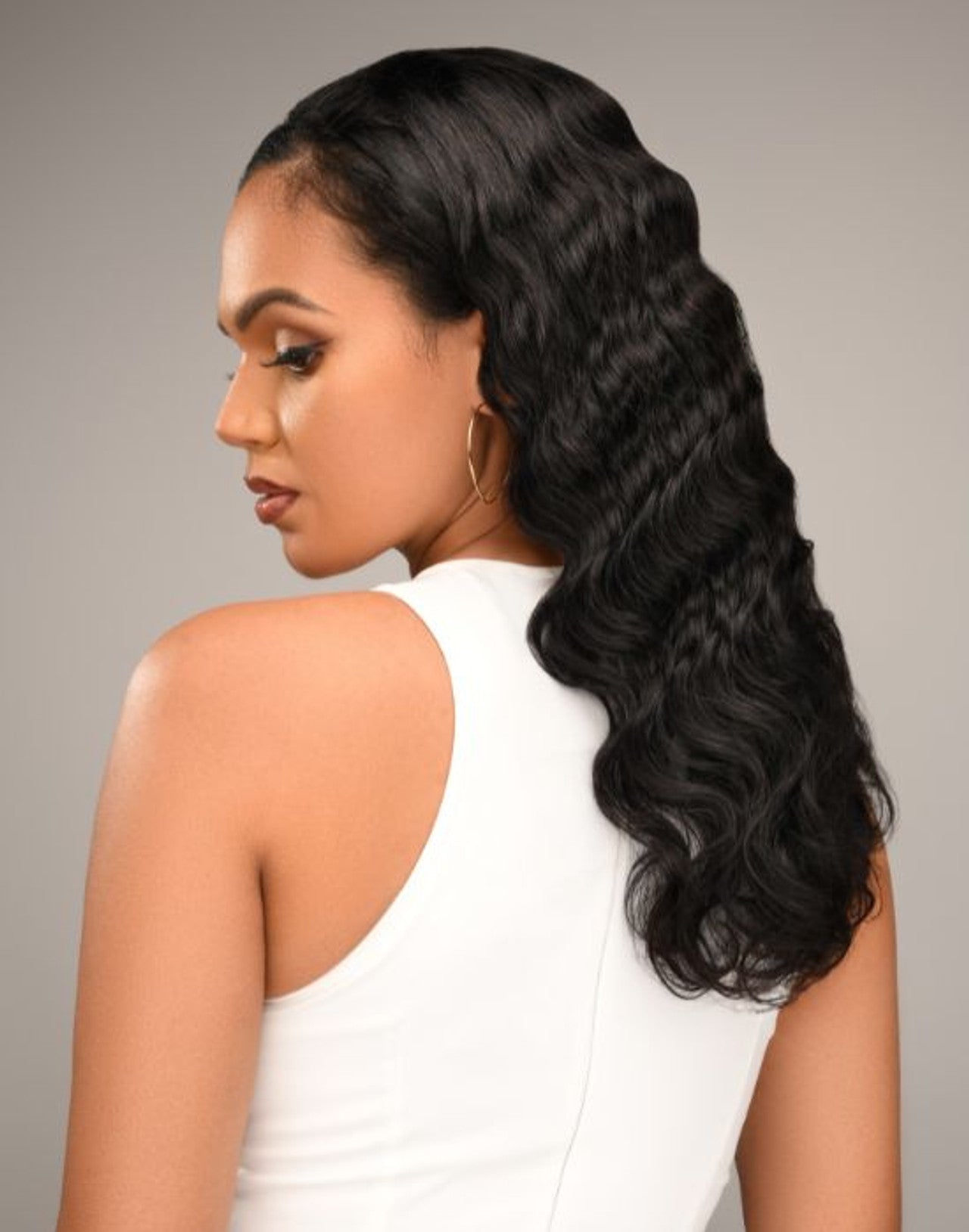 Feme 2-in-1 Human Hair Half Wig & Ponytail - Chantel