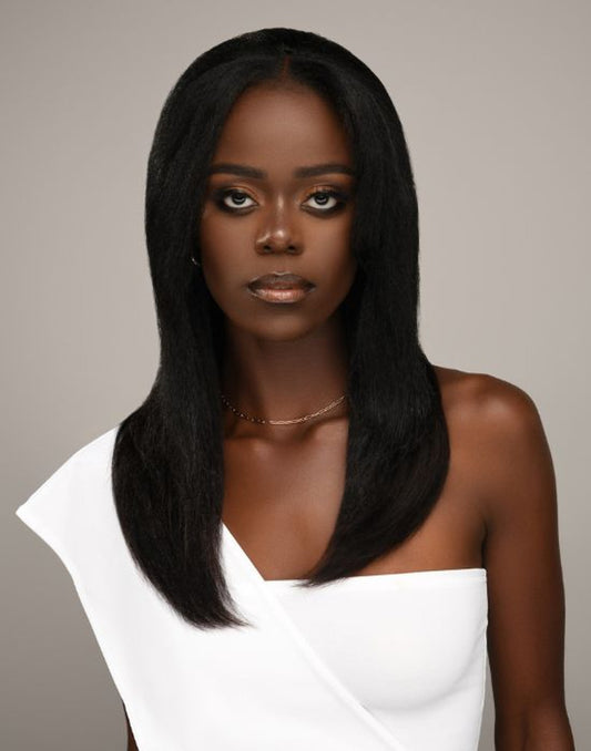 Feme 2-in-1 Human Hair Half Wig & Ponytail - Mia