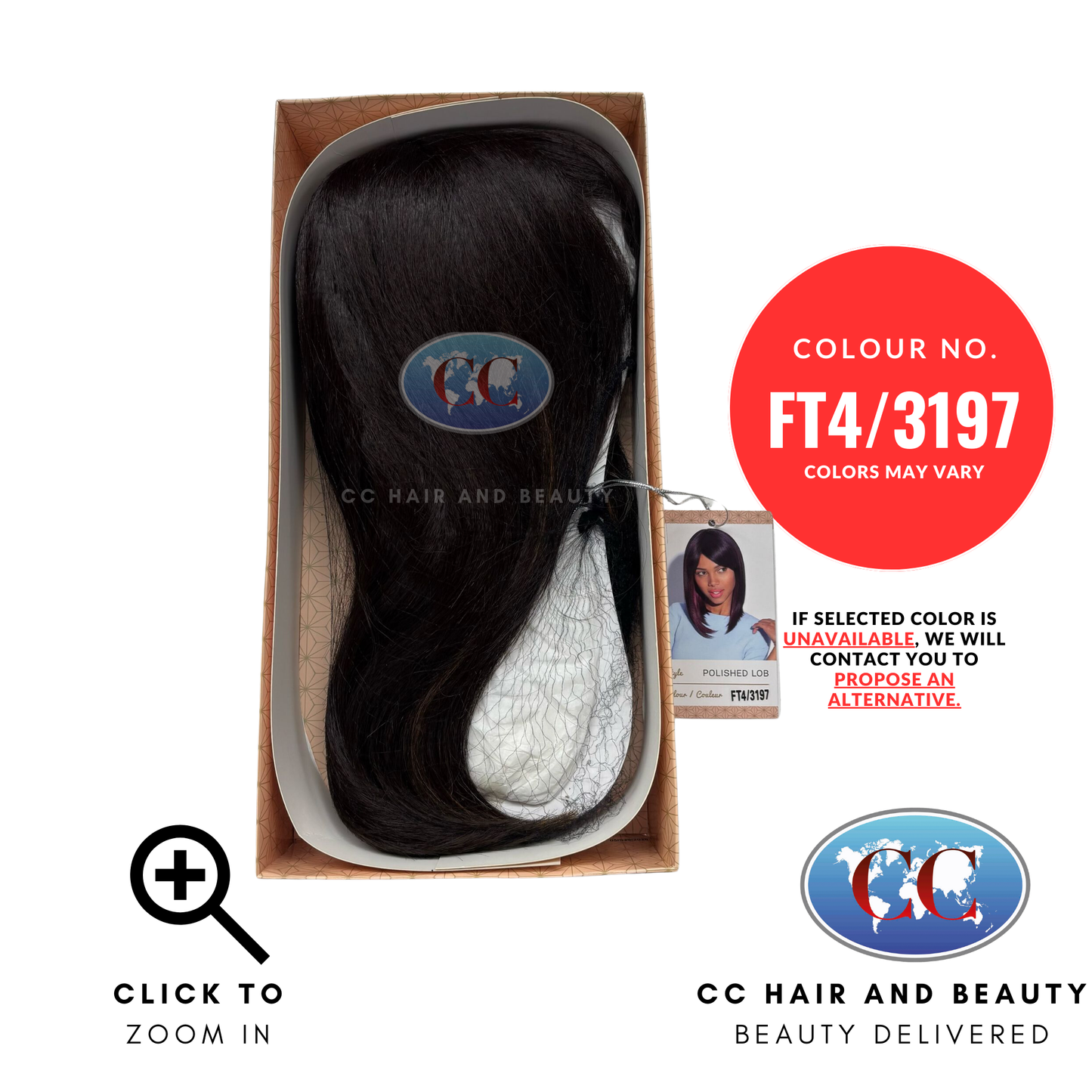 Feme Synthetic Wig - Polished Lob | CC Hair & Beauty UK