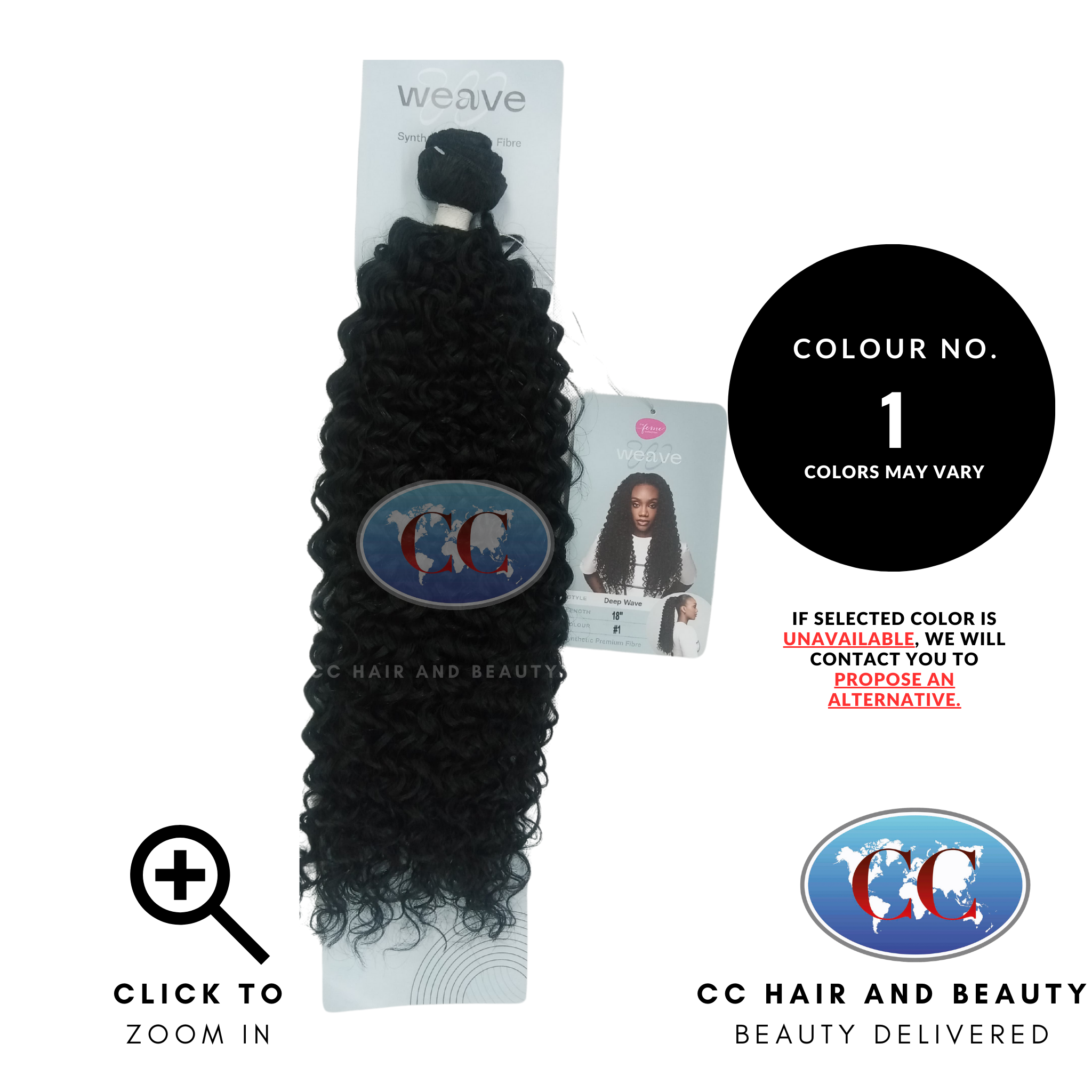 Feme Weave - Deep Wave 18"-Colour 1