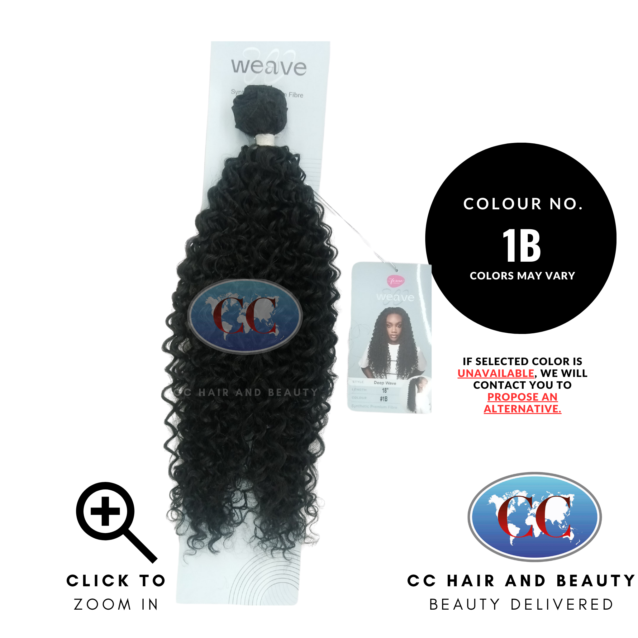 Feme Weave - Deep Wave 18"-Colour 1B
