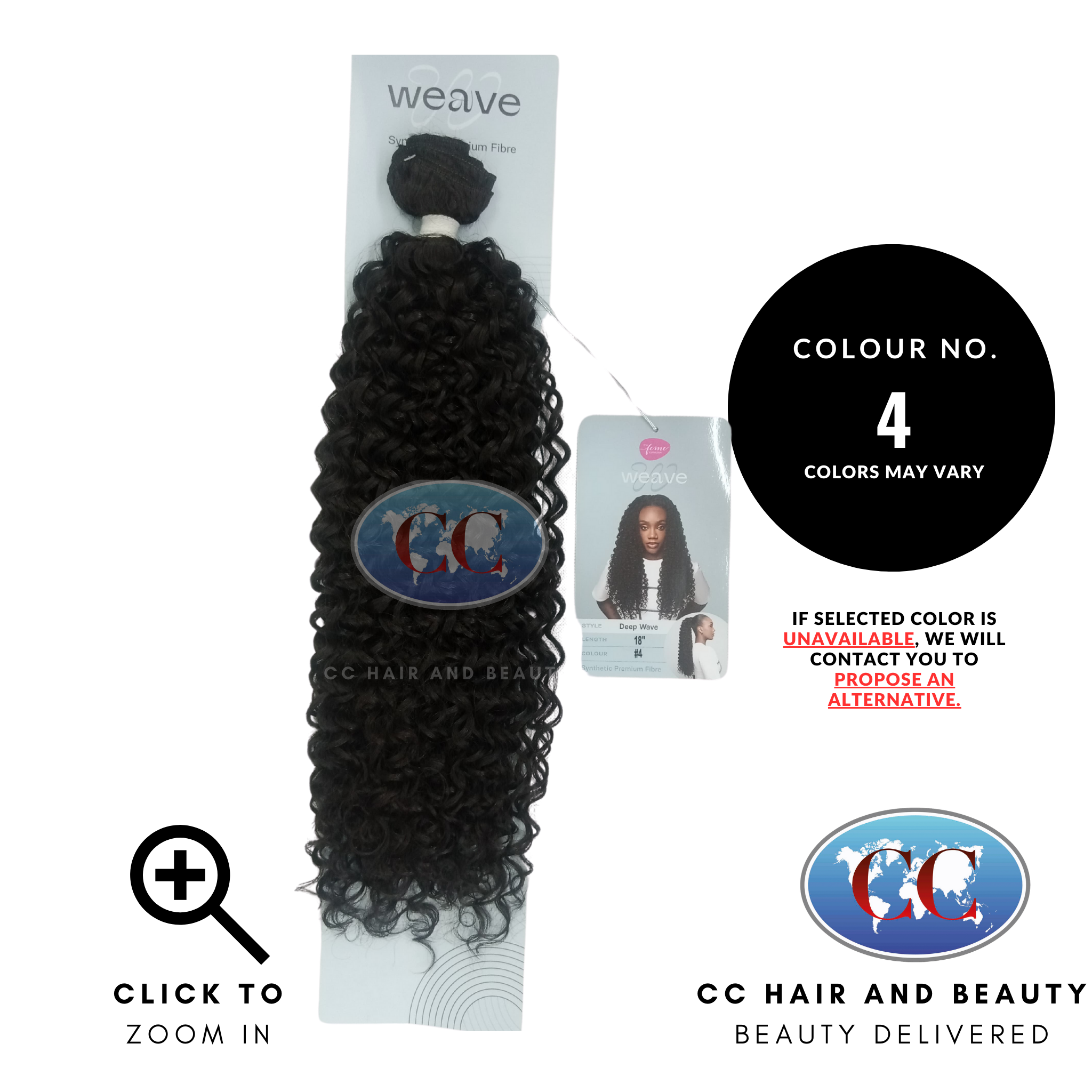 Feme Weave - Deep Wave 18"-Colour 4