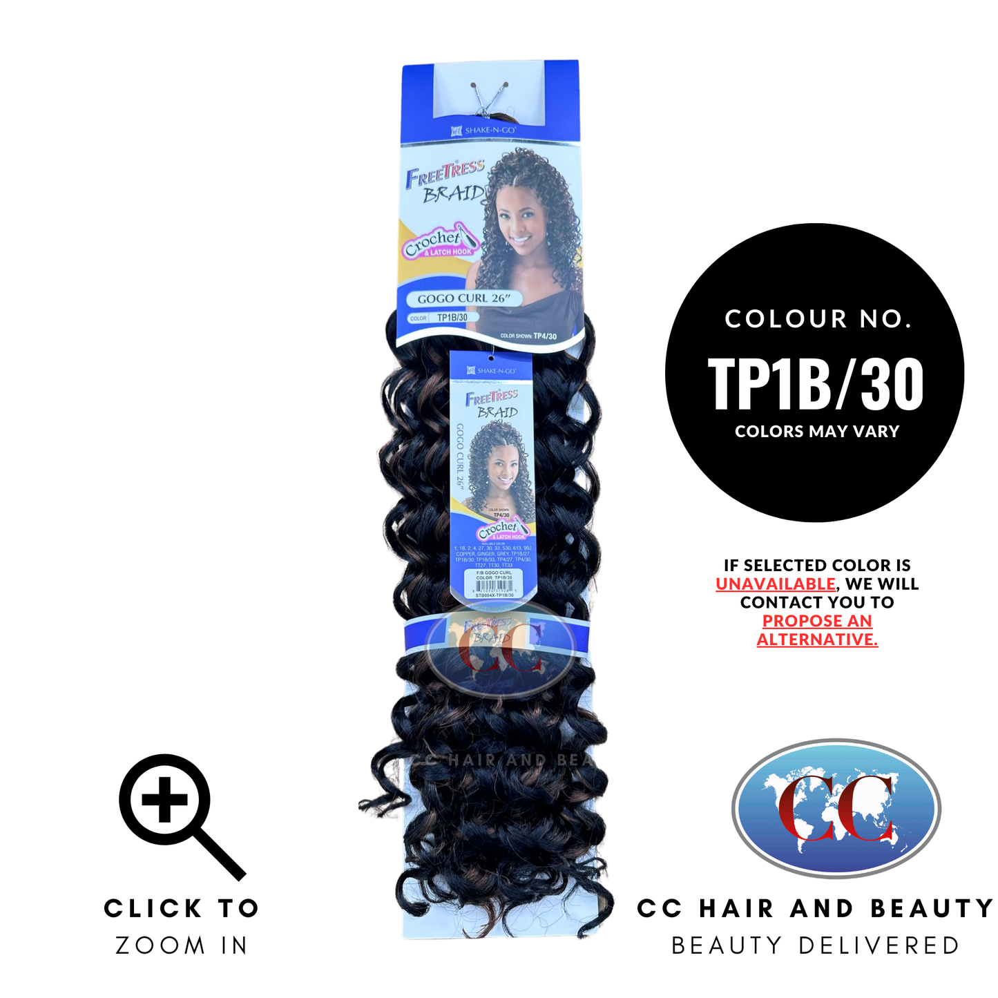 Freetress Bulk Braiding Hair - GoGo Curl 26"