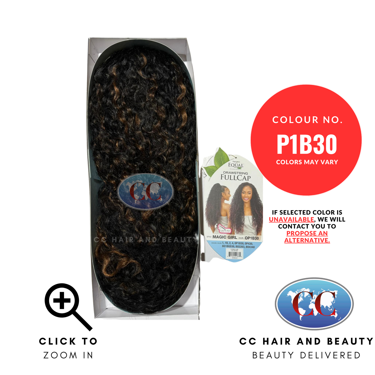 Freetress Equal Synthetic Drawstring Fullcap Wig - Magic Girl-P1B30