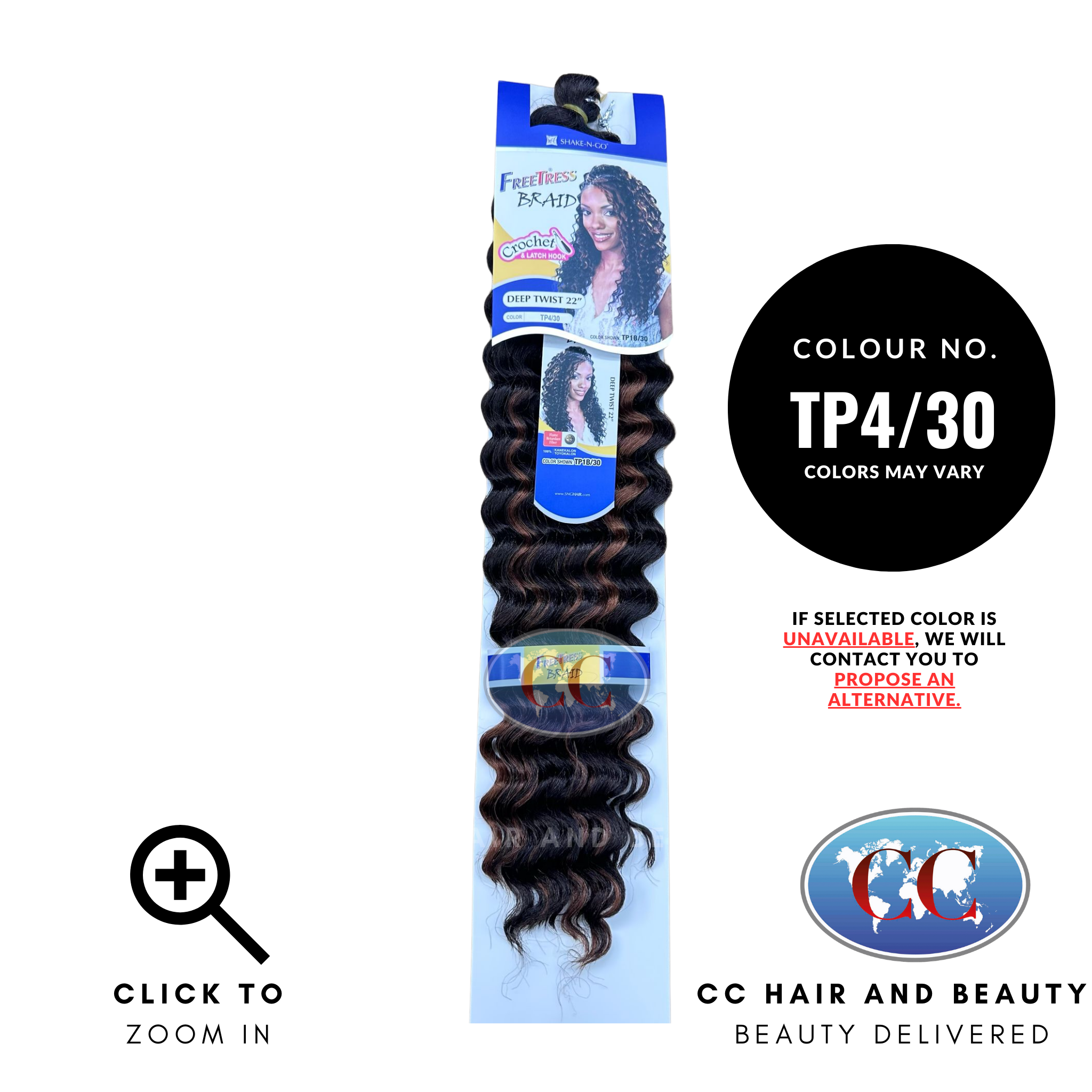 Freetress Synthetic Braid - Deep Twist 22"