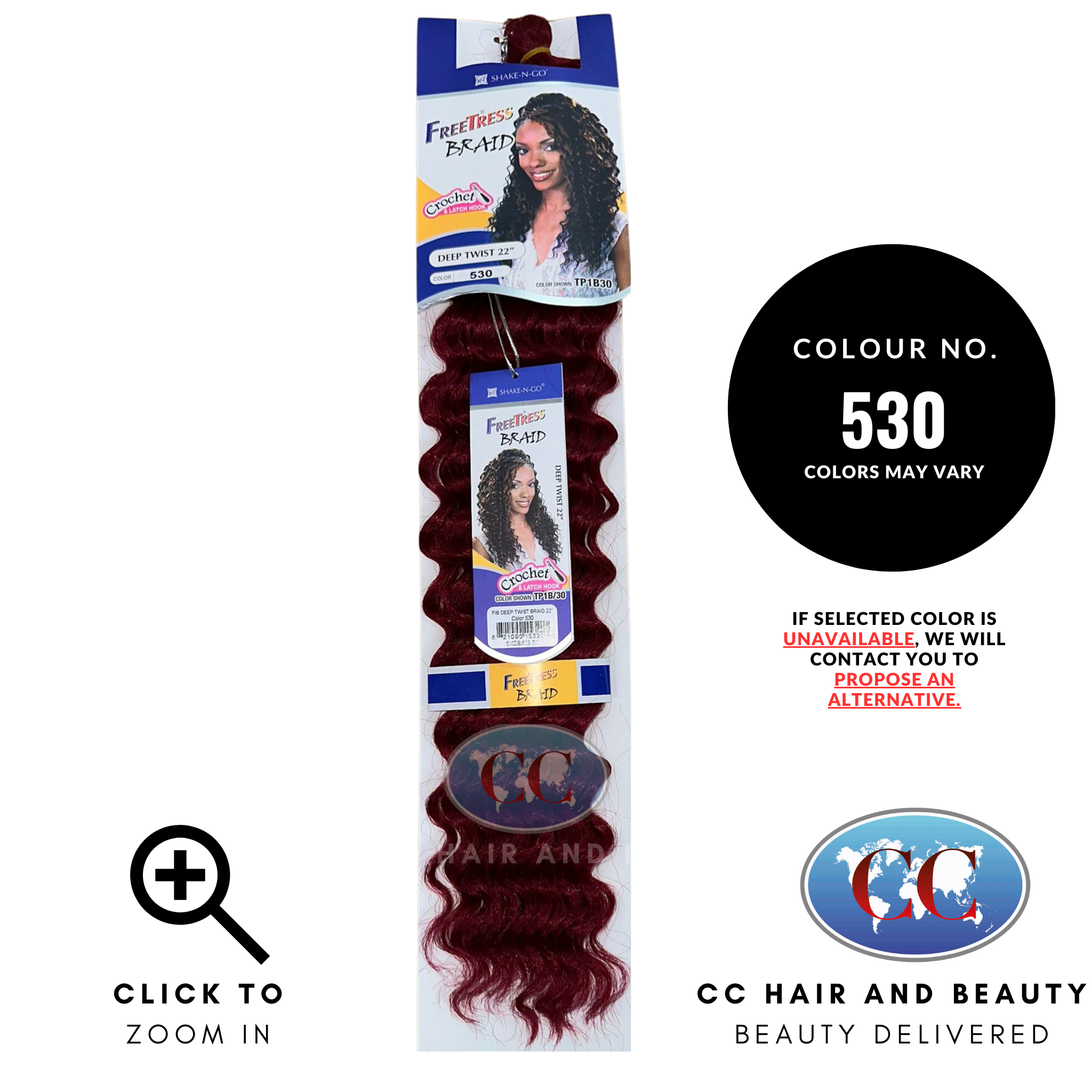 Freetress Synthetic Braid - Deep Twist 22"