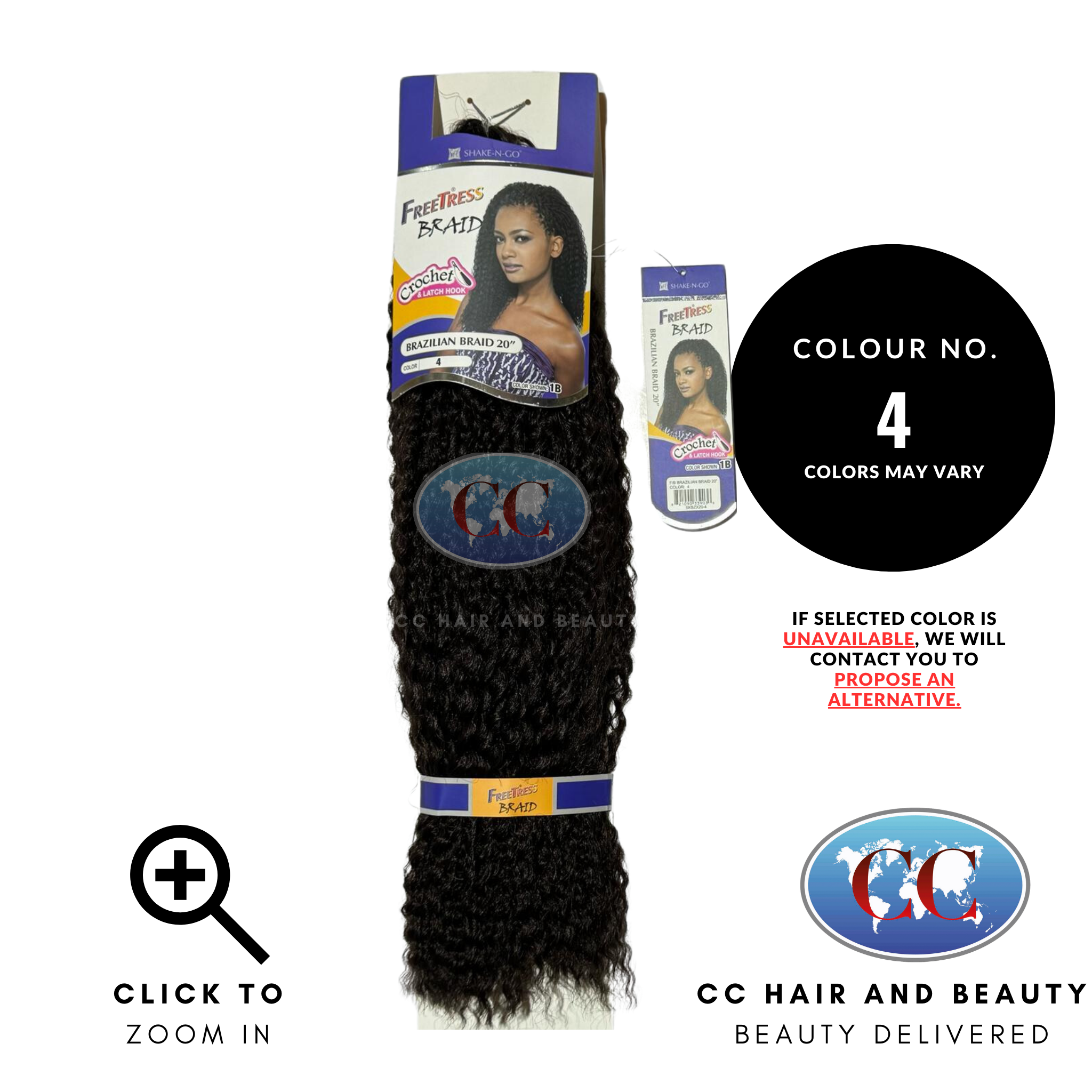 Freetress Synthetic Braid Brazilian Braid 20"