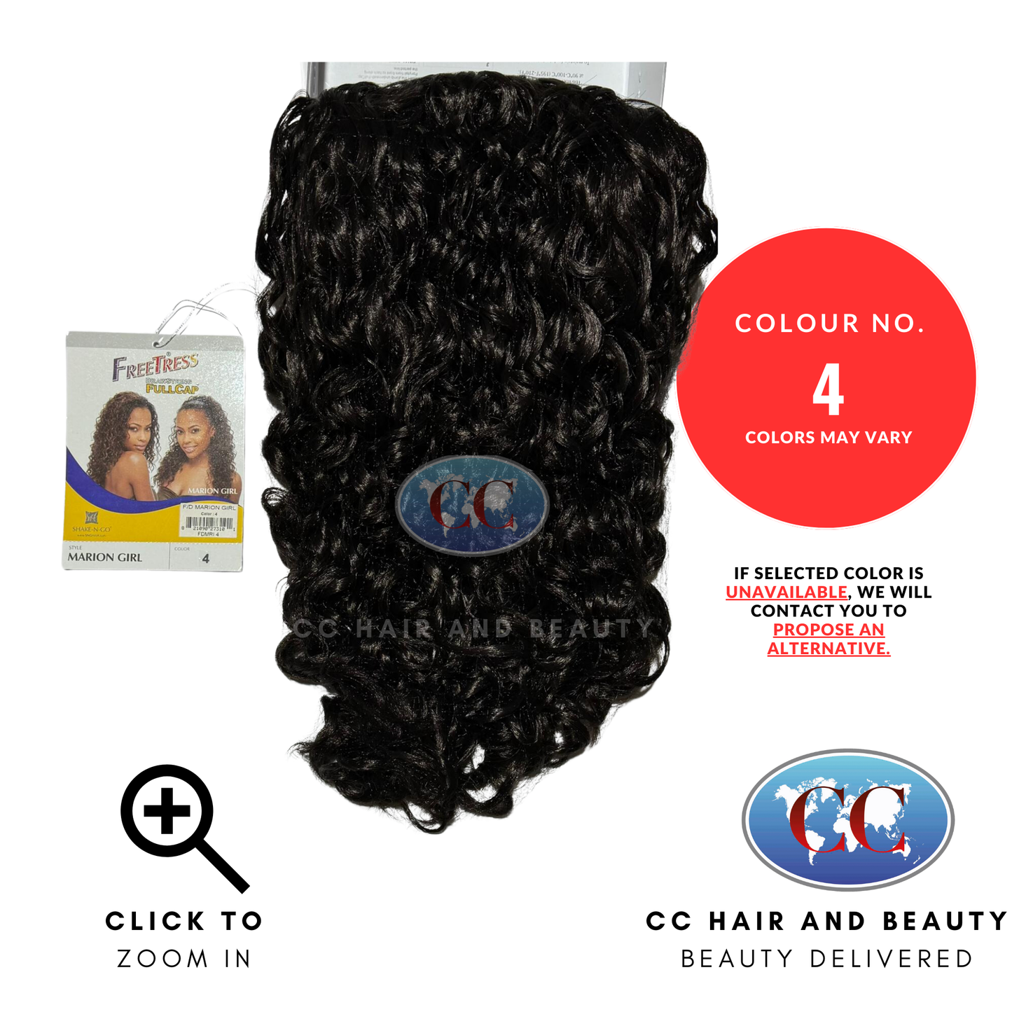 Freetress Synthetic Full Cap Drawstring Wig - F/D Marion Girl-Colour 4