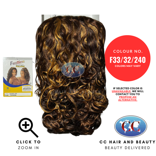 Freetress Synthetic Full Cap Drawstring Wig - F/D Samara Girl-Colour F33/32/240