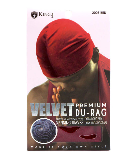 King J Spinning Waves VELVET PREMIUM DURAG