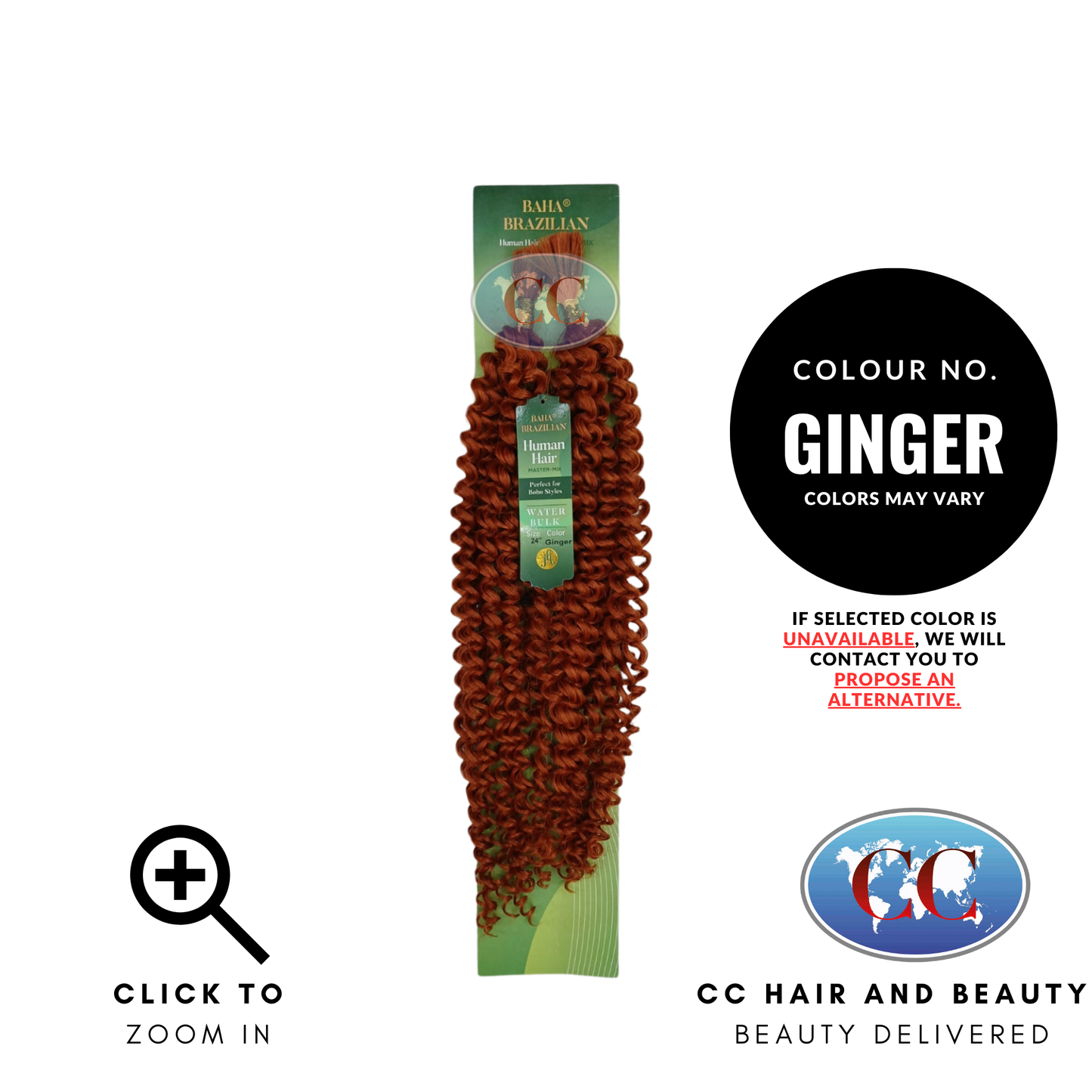 Jazzy Hair Baha Brazilian Human Hair Master Mix - Water Bulk